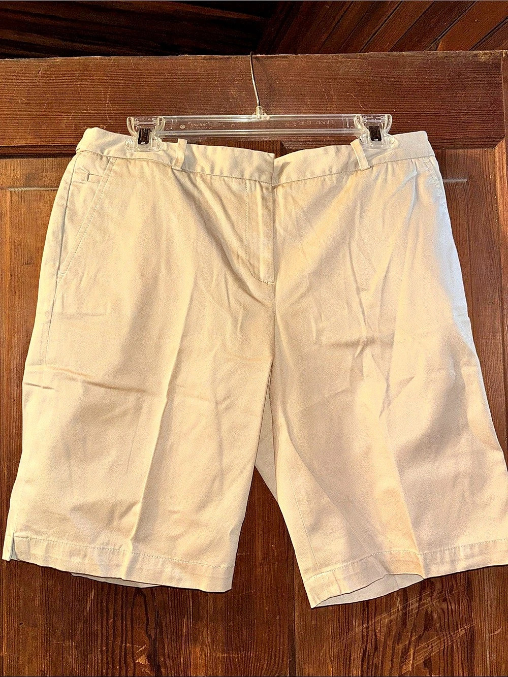Talbots Chino Shorts Chino Bermuda Shorts Beige Size 8P